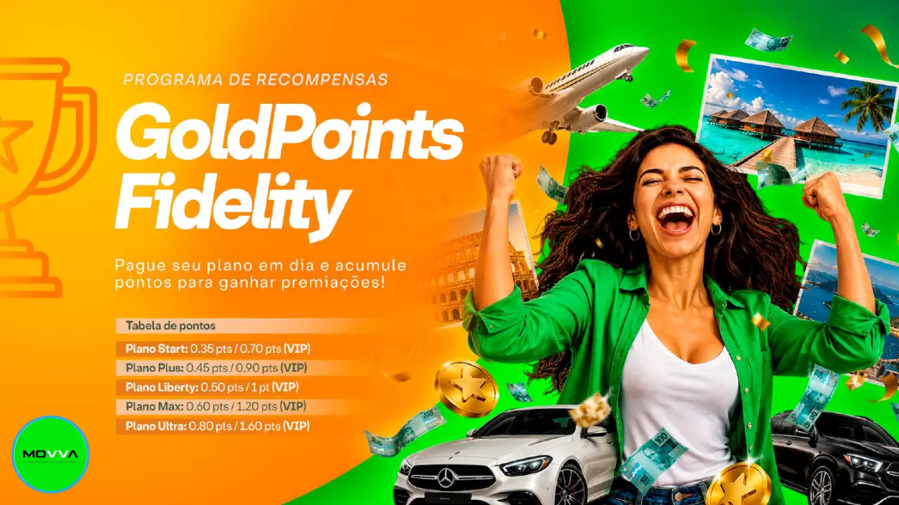 Programa Golden Points Mova Brasil - Recompensas e Prêmios